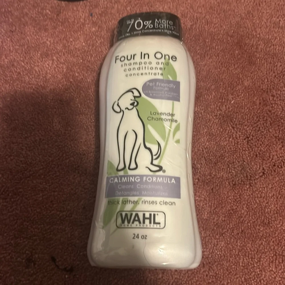 Never opened dog shampoo